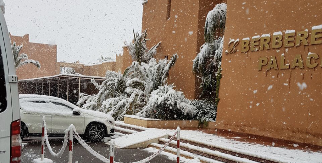 Ouarzazate sous la neige