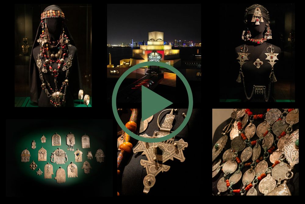 L’exposition de bijoux berbères du Palais Royal  se clôture en apothéose à Doha