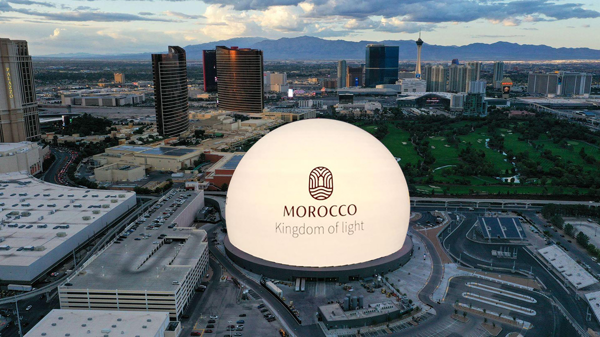 Avec la campagne sur la sphere de Las Vegas, l’ONMT signe une première mondiale et déclenche un engouement autour de la marque « Visit Morocco »
