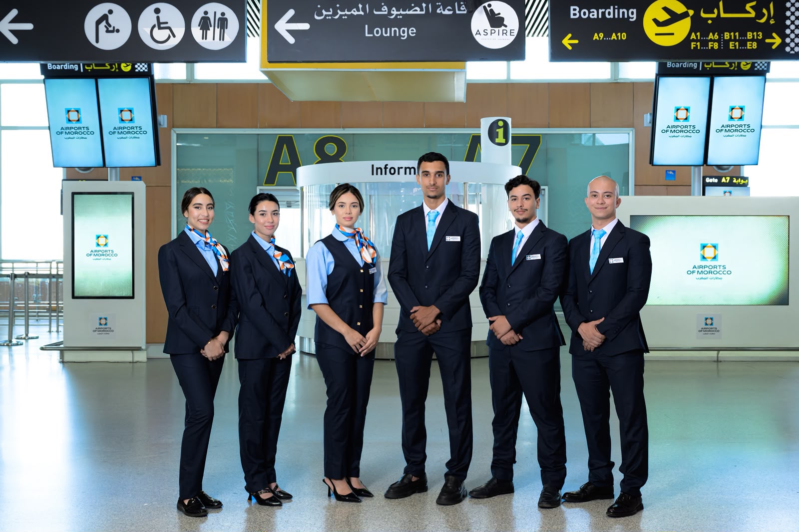 Les équipes d&rsquo;accueil de l&rsquo;ONDA passent aux couleurs d&rsquo;Airports of Morocco