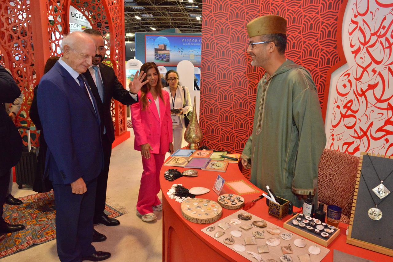 Inauguration du Pavillon Maroc de l&rsquo;IFTM TopResa par le conseiller de Sa Majesté André Azoulay et SE Samira Sitael, ambassadrice du Maroc à Paris